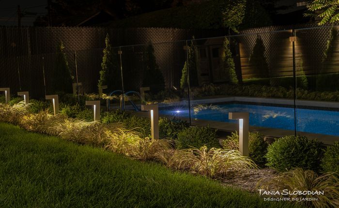 Réalisation éclairage d'ambiance aménagement paysager 40