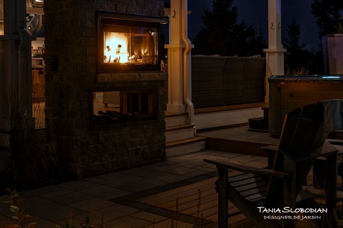 Réalisation éclairage d'ambiance aménagement paysager 59