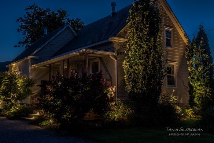 Réalisation éclairage d'ambiance aménagement paysager 15