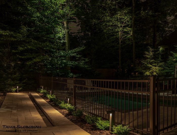 Réalisation éclairage d'ambiance aménagement paysager 14