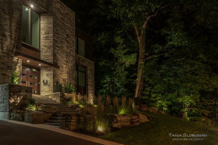 Réalisation éclairage d'ambiance aménagement paysager 13