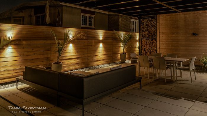 Réalisation éclairage d'ambiance aménagement paysager 13