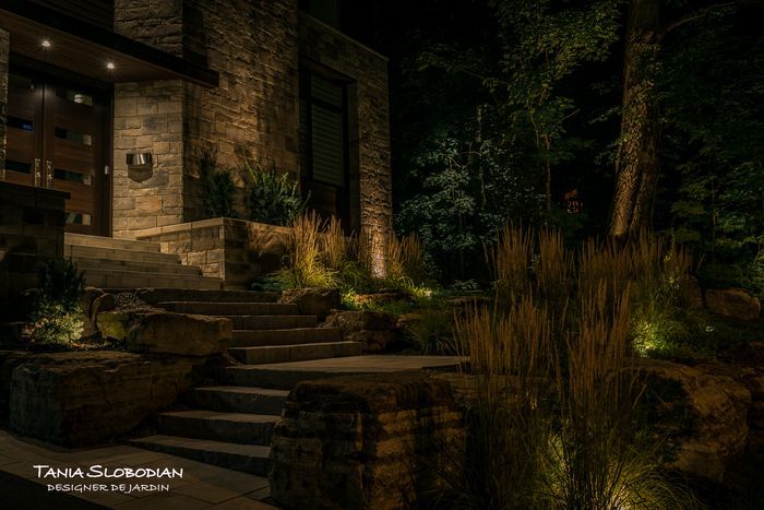 Réalisation éclairage d'ambiance aménagement paysager 9