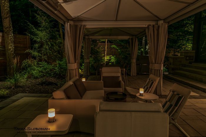 Réalisation éclairage d'ambiance aménagement paysager 2