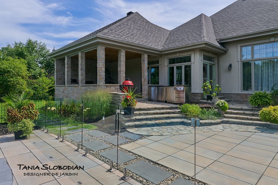 Réalisation aménagement paysager 55