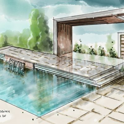 Tania Slobodian Designer de jardin conception de plan paysager d'ambiance 3D 6