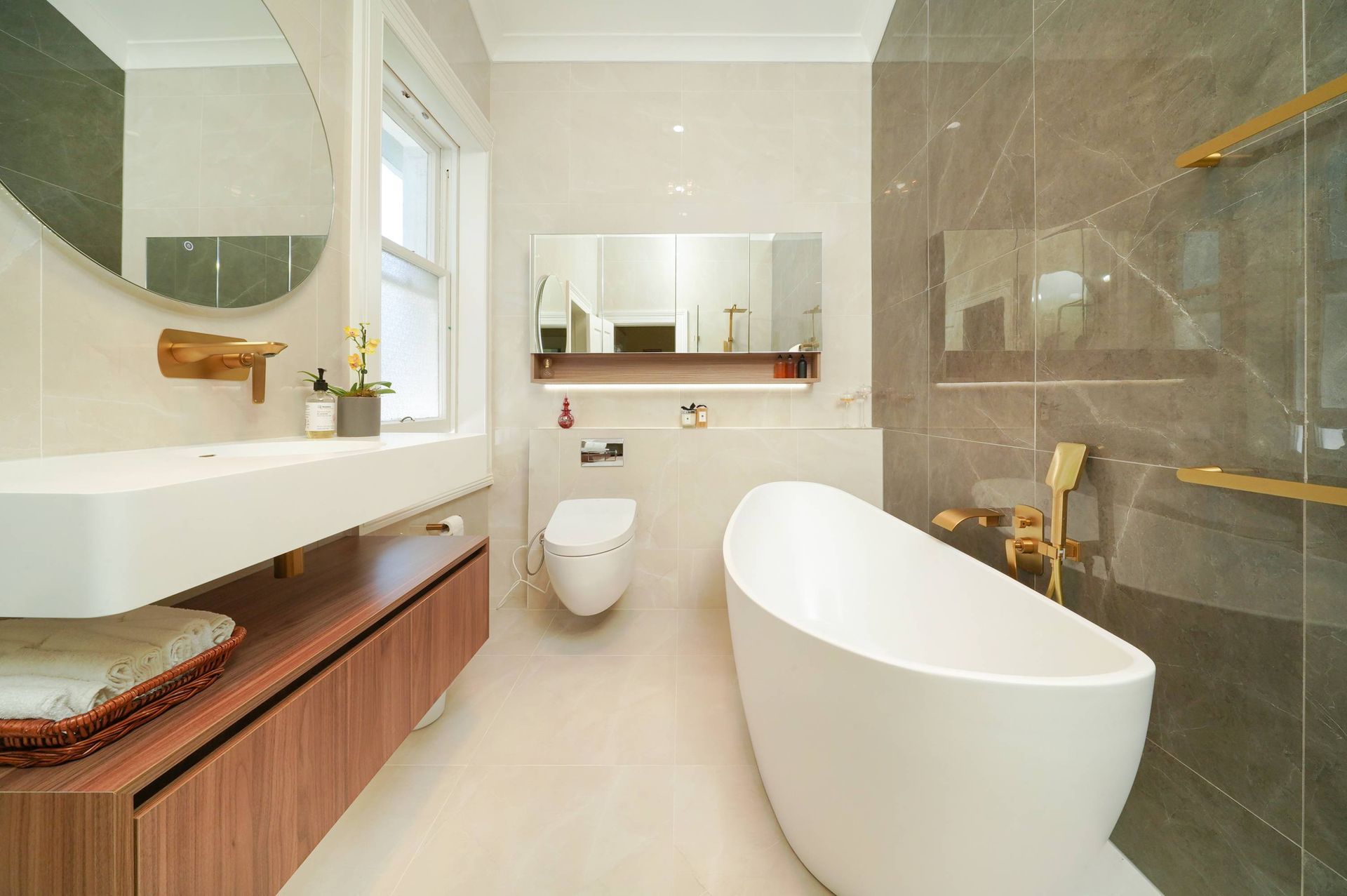 Modern Bathroom Interior in Double Bay 