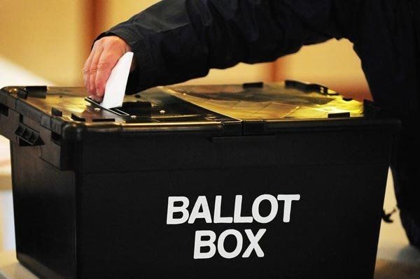 A ballot box
