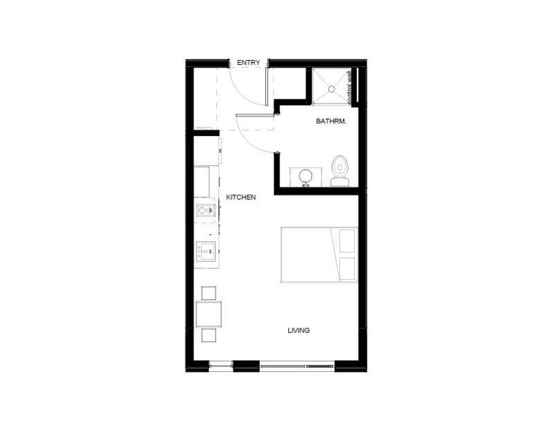 Studio  floor plan