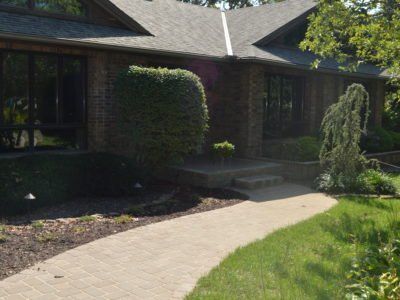 Paver Sidewalk and Porch — Springfield, MO — Nixa Lawn Service