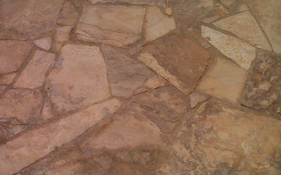 Installed Stone Patio — Springfield, MO — Nixa Lawn Service