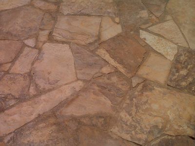 Stone Patio in The Cherry Hills Subdivision — Springfield, MO — Nixa Lawn Service