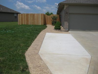 Stamped Concrete & Landscaping — Springfield, MO — Nixa Lawn Service