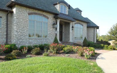 House with Flower and Front Beds — Springfield, MO — Nixa Lawn Service