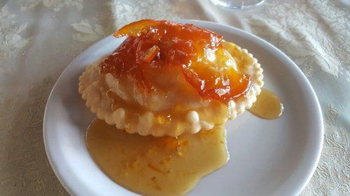 tortino con glassa all`arancia