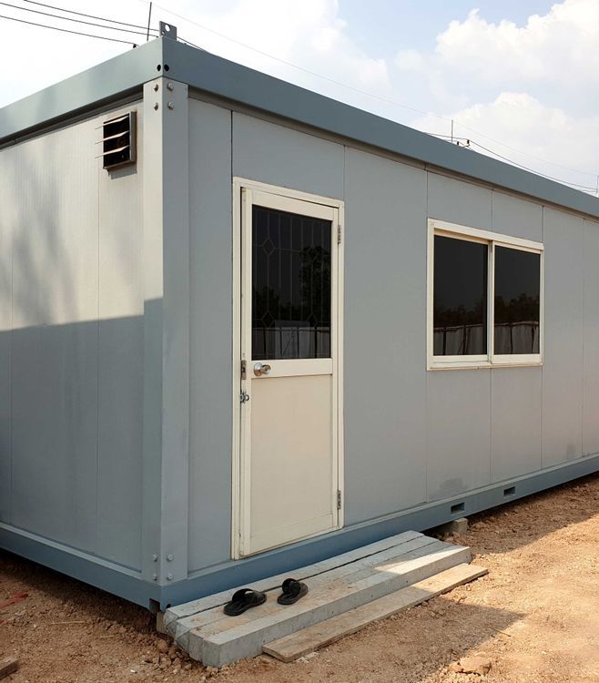 A Portable House With a Air Conditioner — NQ Trading in Townsville, QLD