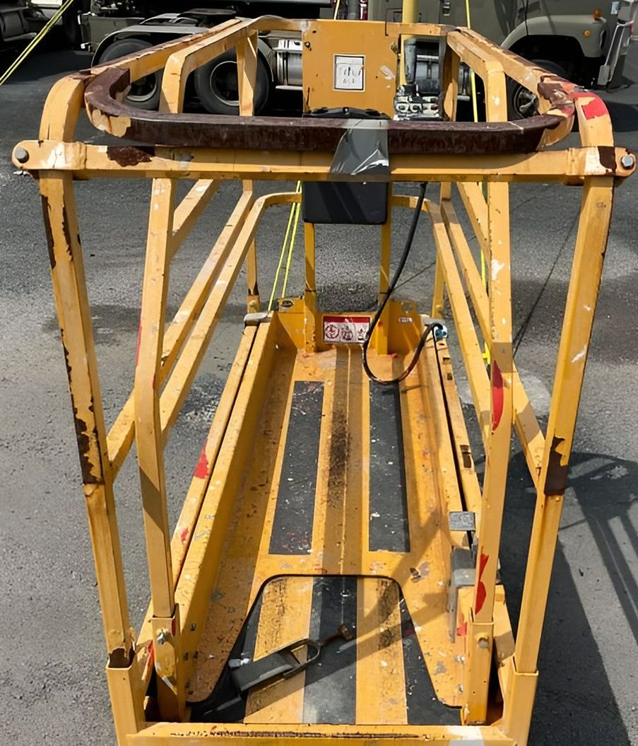 A Yellow Crane is Parked on the Side of the Road — NQ Trading in Brisbane, QLD