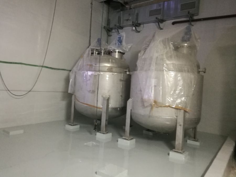 pavimentazione impermeabile per sala serbatoi