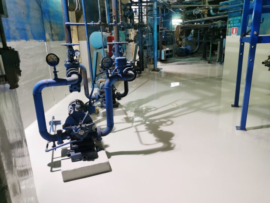 rivestimento sintetico per area tecnica