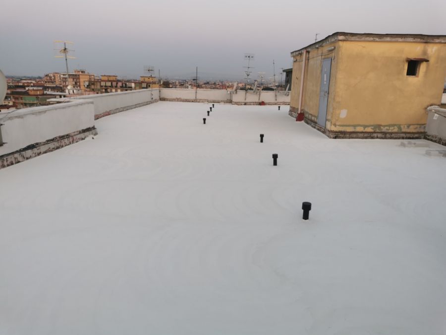 copertura impermeabile con guaina