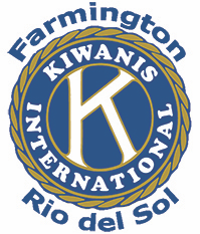 A logo for farmington kiwanis international rio del sol
