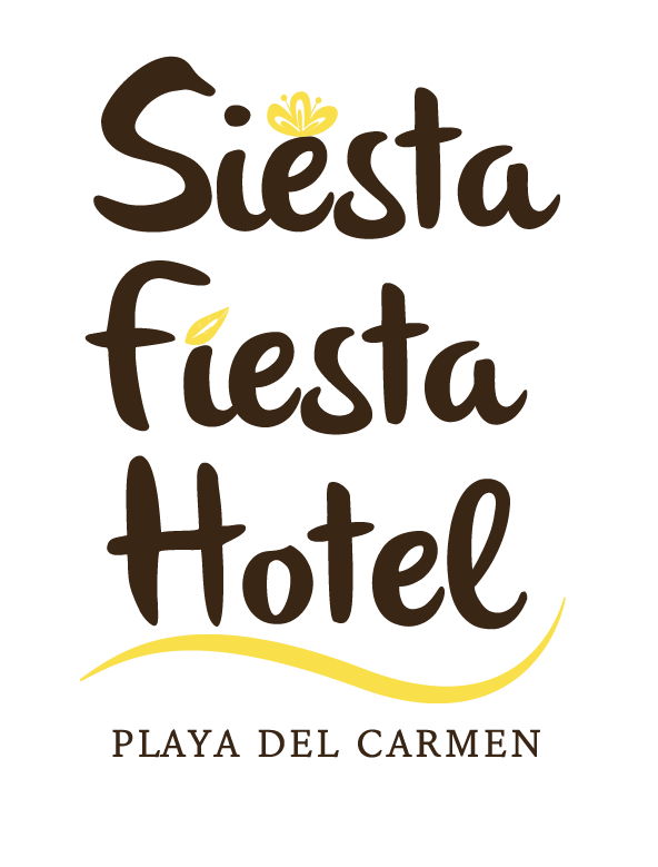 A logo for siesta fiesta hotel playa del carmen