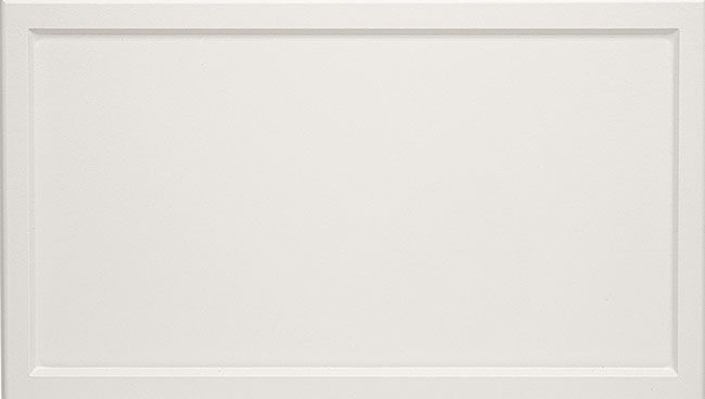 Slim Shaker Style Option With Antique White Finish