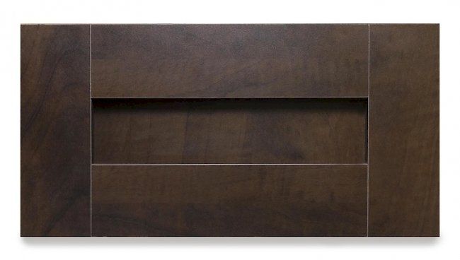 Chocolate Pear Shaker Custom Closet Style Option