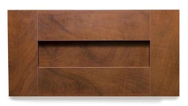 Warm Cognac Shaker Custom Closet Style Option