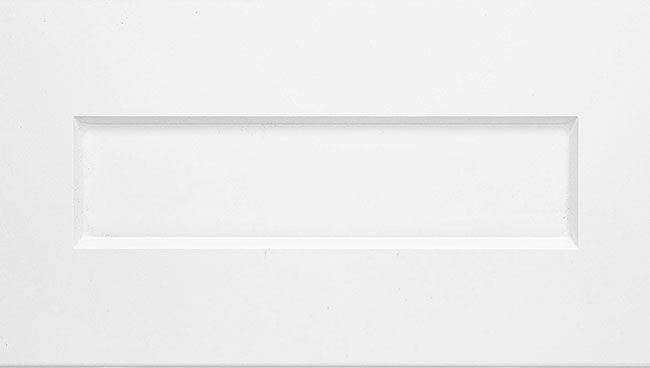 One-Piece Shaker Style Option With White Finish