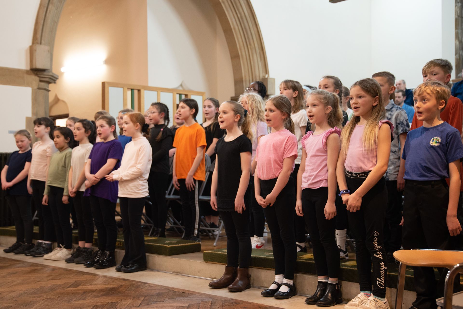 Photos from the 'Freedom' performance with The Boundstone Chorus, Sompting Village Primary School Choir and the Call Me Al Jazz Quintet