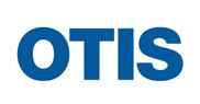 The word otis is written in blue letters on a white background.