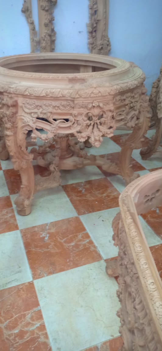 Egyptian Design — In Progress Table in Clifton, NJ