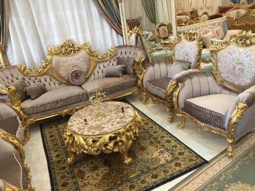 Gold and Grey Furniture Set — Furniture in Clifton, NJ