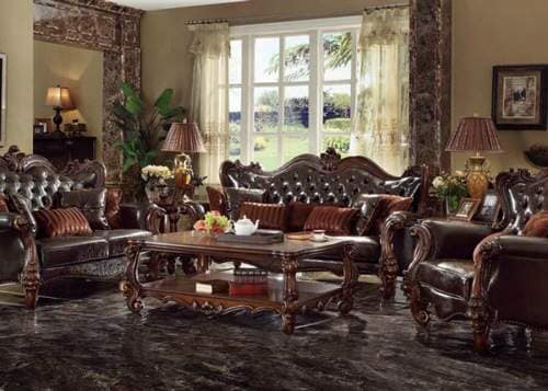 AC Versailles Dark Brown PU — Sectional Couch in Clifton, NJ