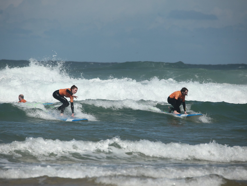 Surfeurs à Lacanau