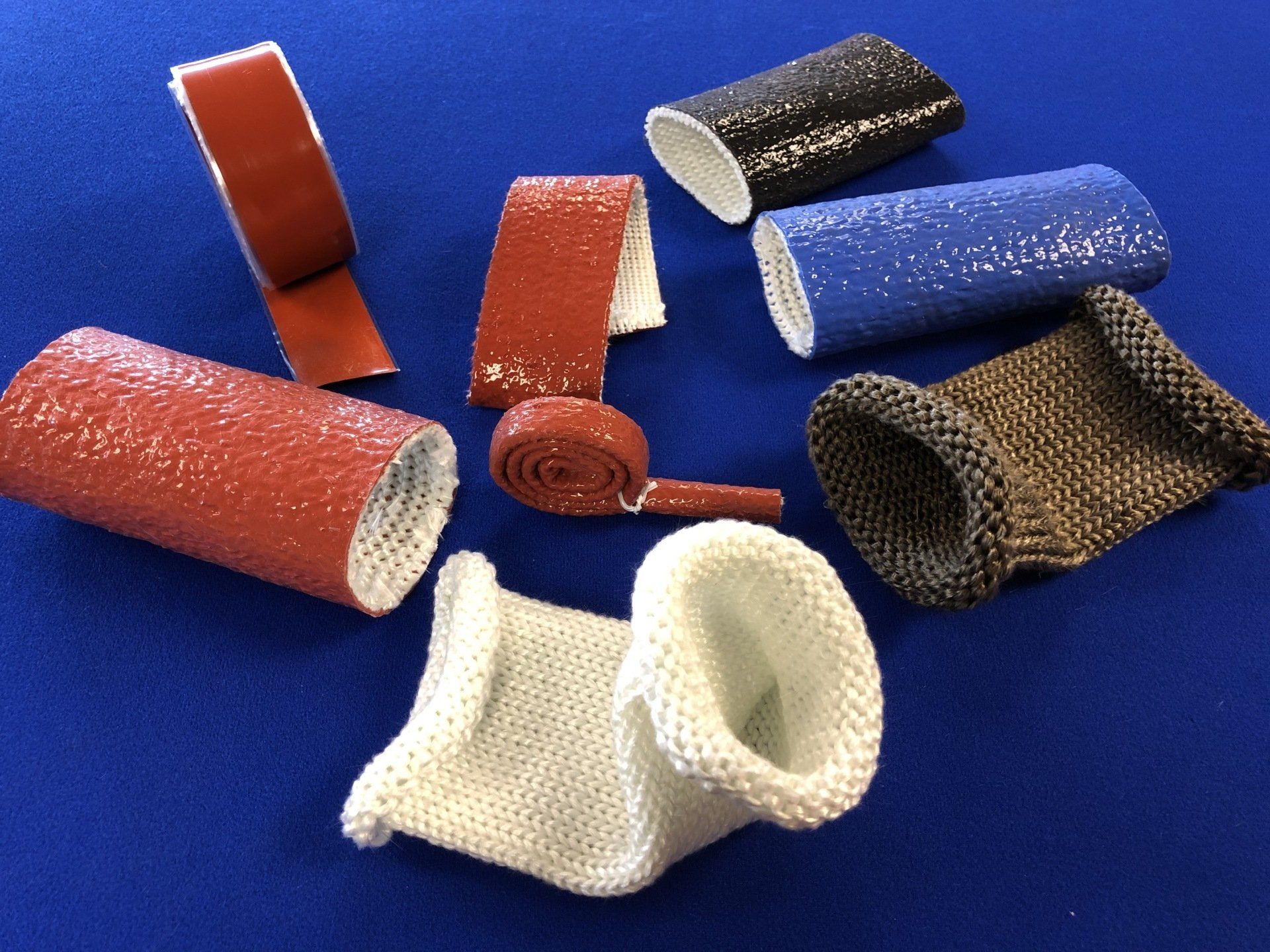 Products on display all together on a table