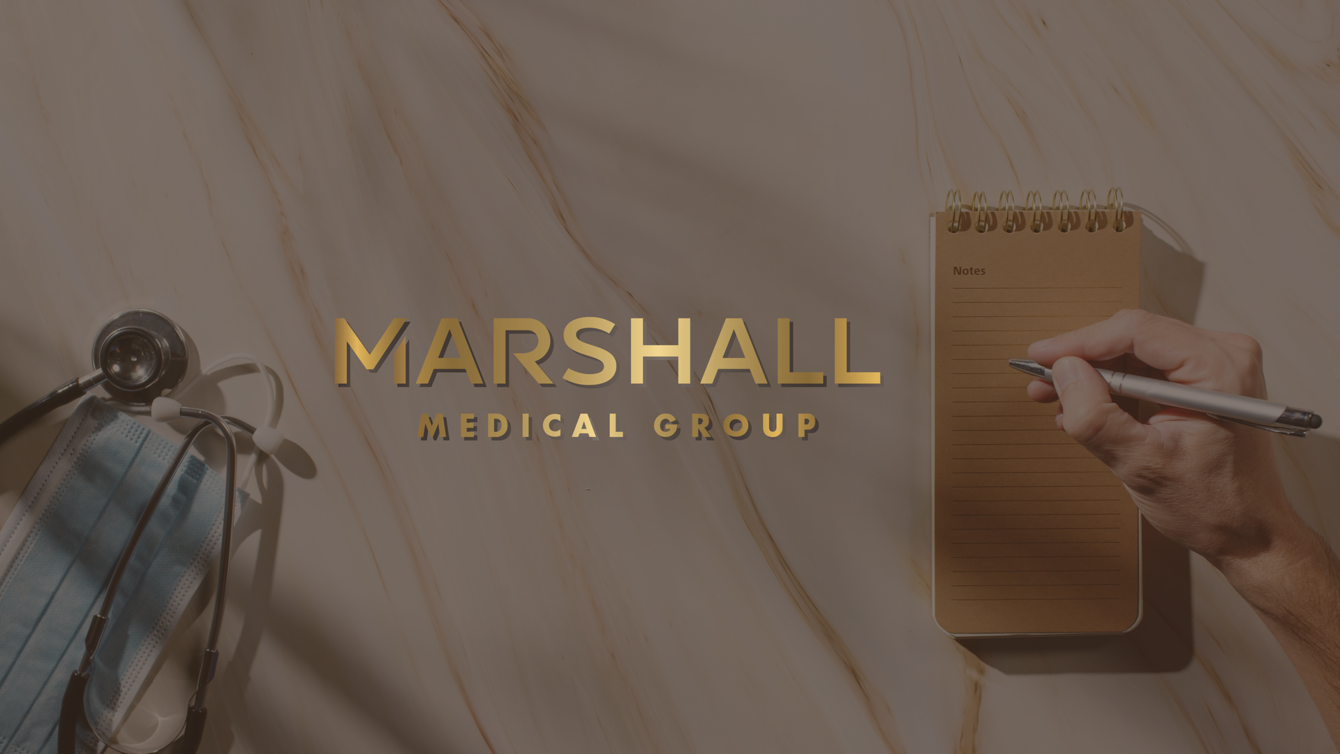 A notepad on the table of a private doctor representing an exam at a concierge medical practice near central Kentucky.