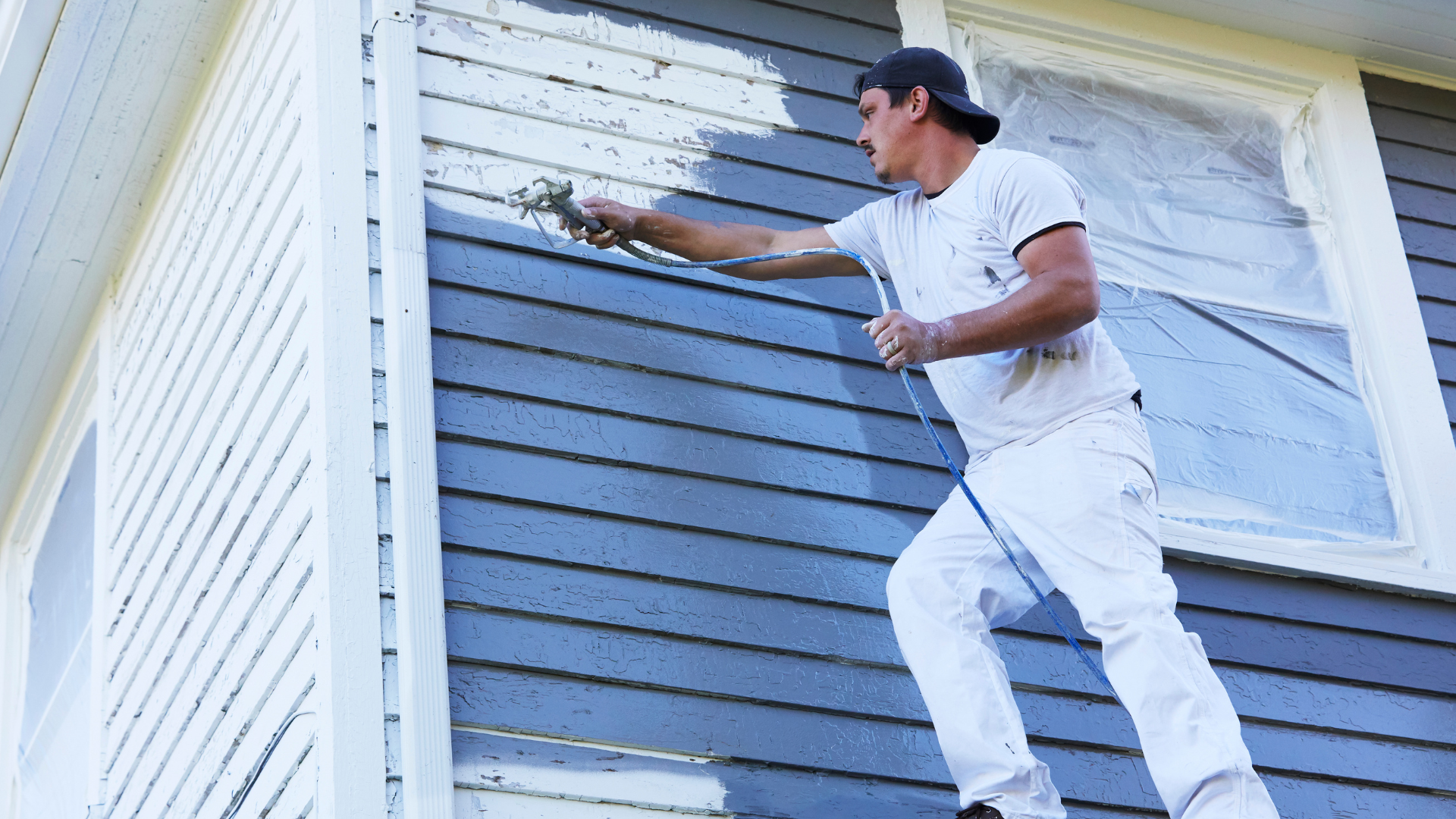 surface prep for exterior painting scraping old paint wood repair