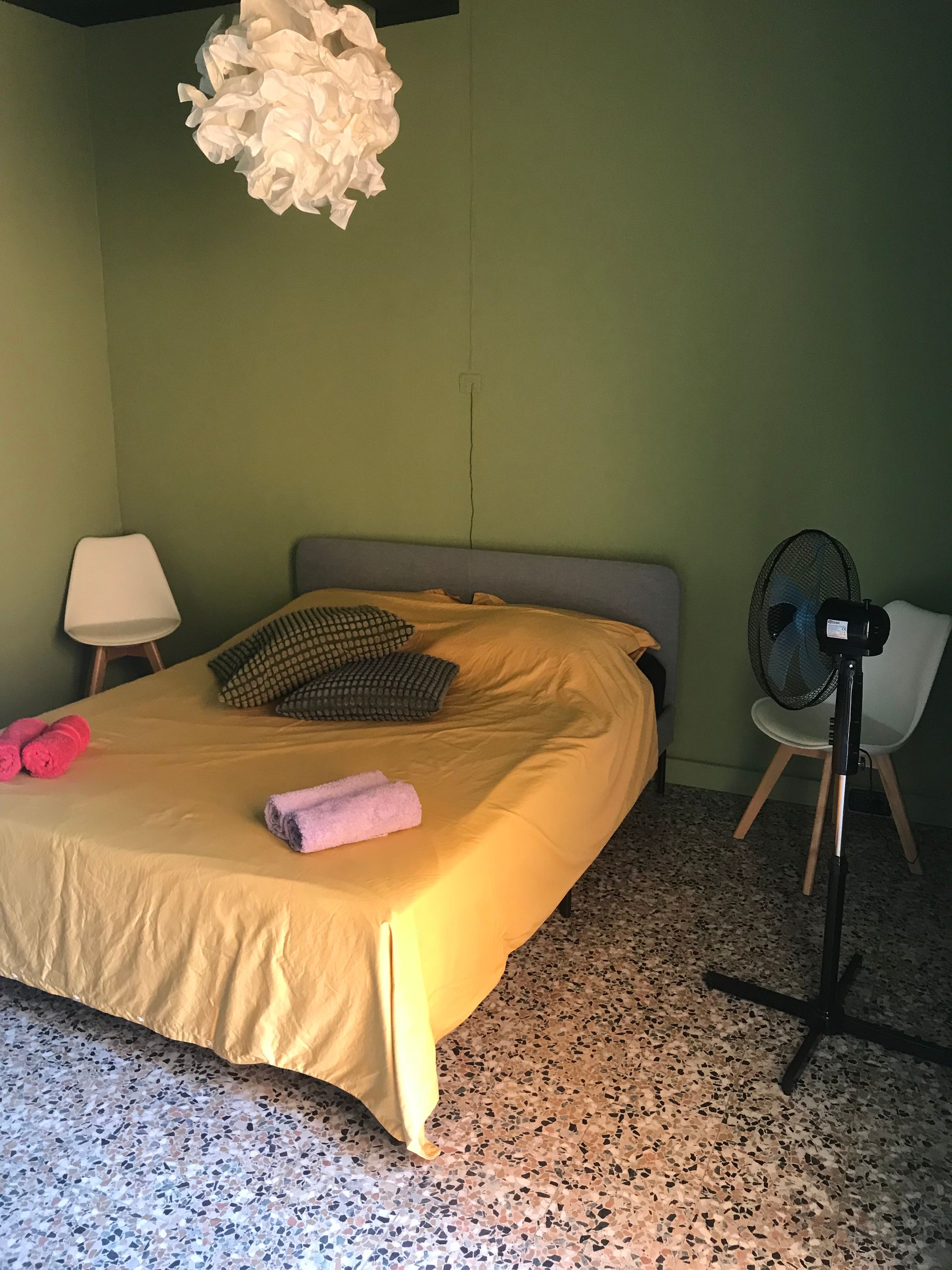 De slaapkamer in appartement “Geschoren”