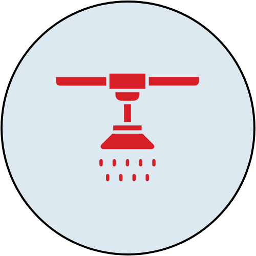 fire sprinkler icon