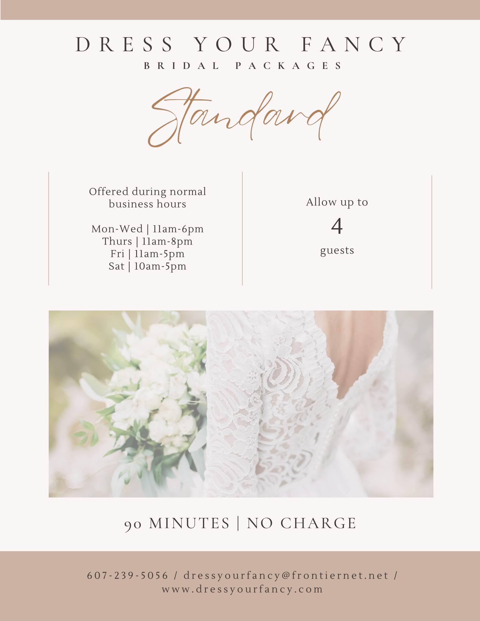 A woman in a wedding dress is holding a bouquet of flowers.