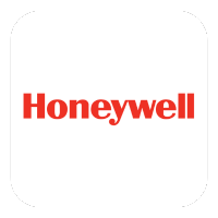 Honeywell logo in red text on a white rounded-square background.