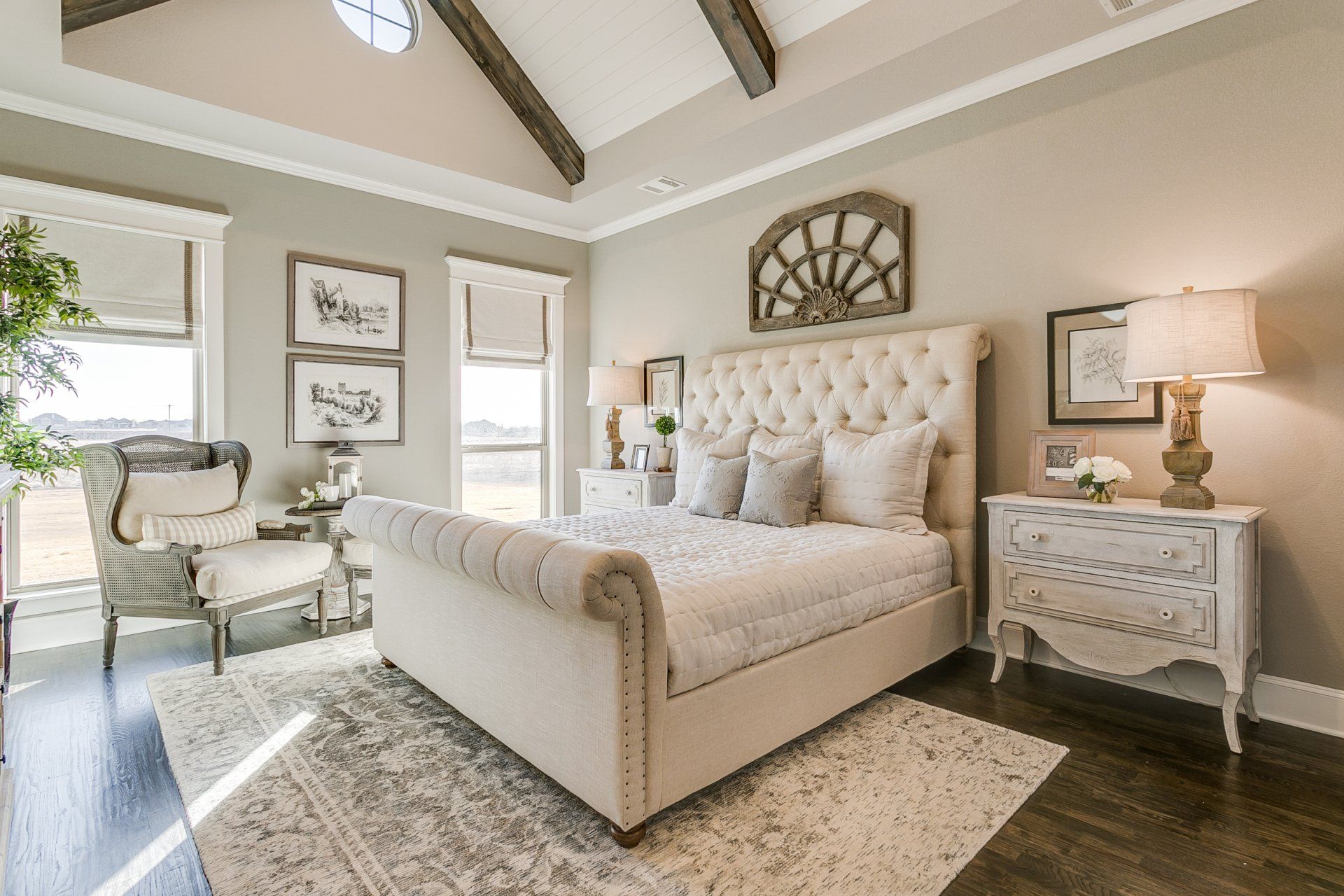 Elegant bedroom | John Houston Homes | New Homes for Sale in Dallas-Fort Worth, Waco and surrounding areas.
