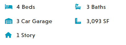 House details: 4 beds, 2 baths, 2-car garage, 1 story, and 2,149 SF.