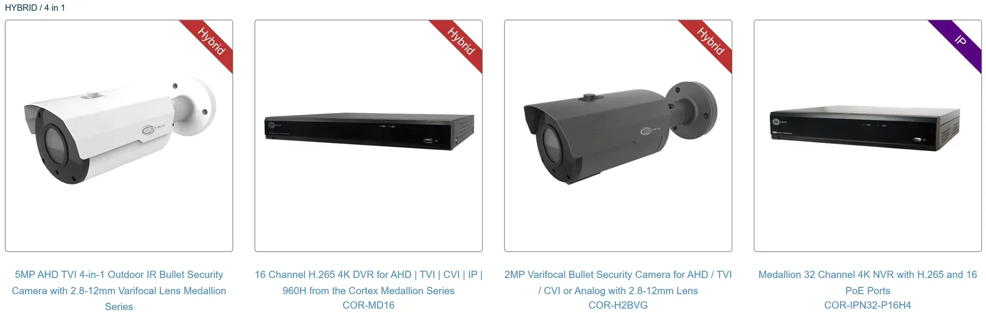 Surveillance CCTV Hybrid