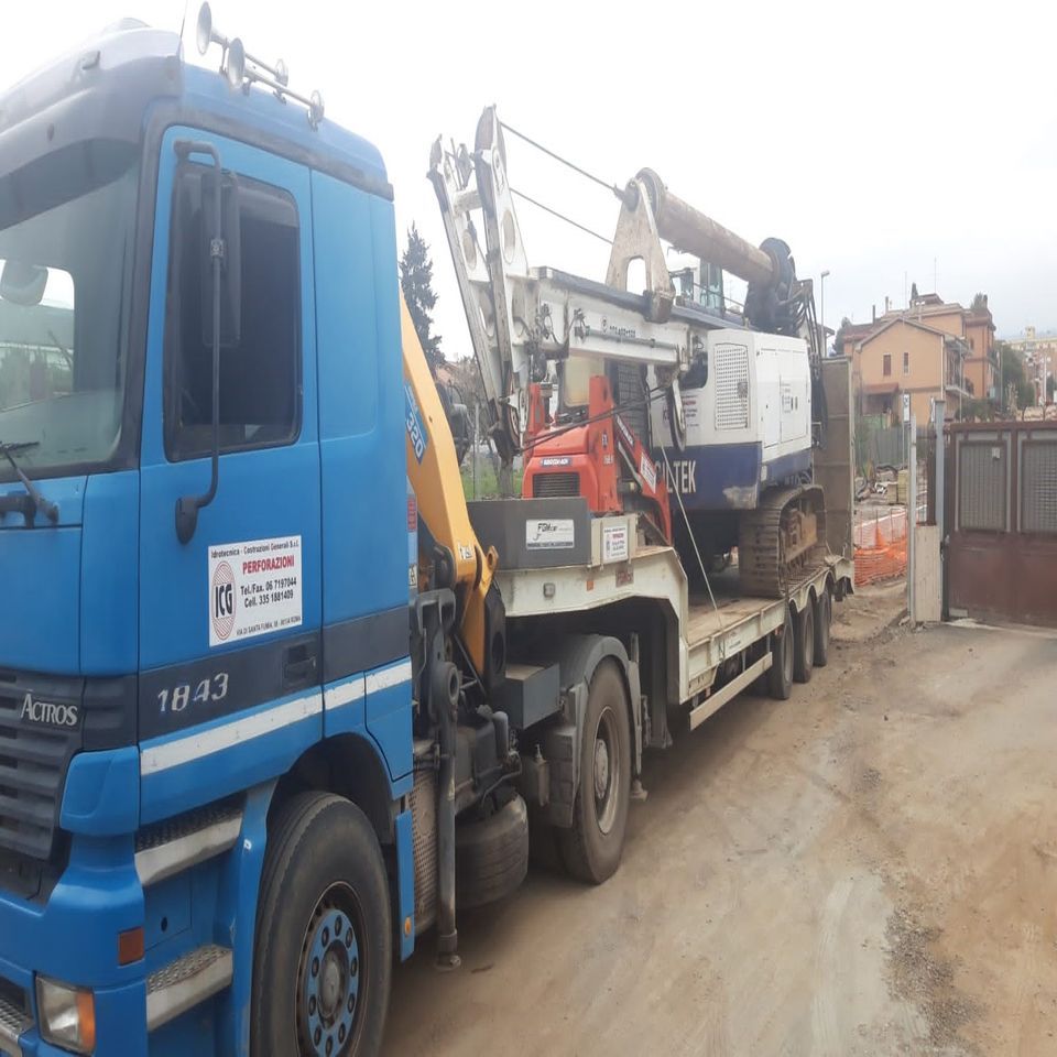 trasporto macchinari per lavorazioni edili