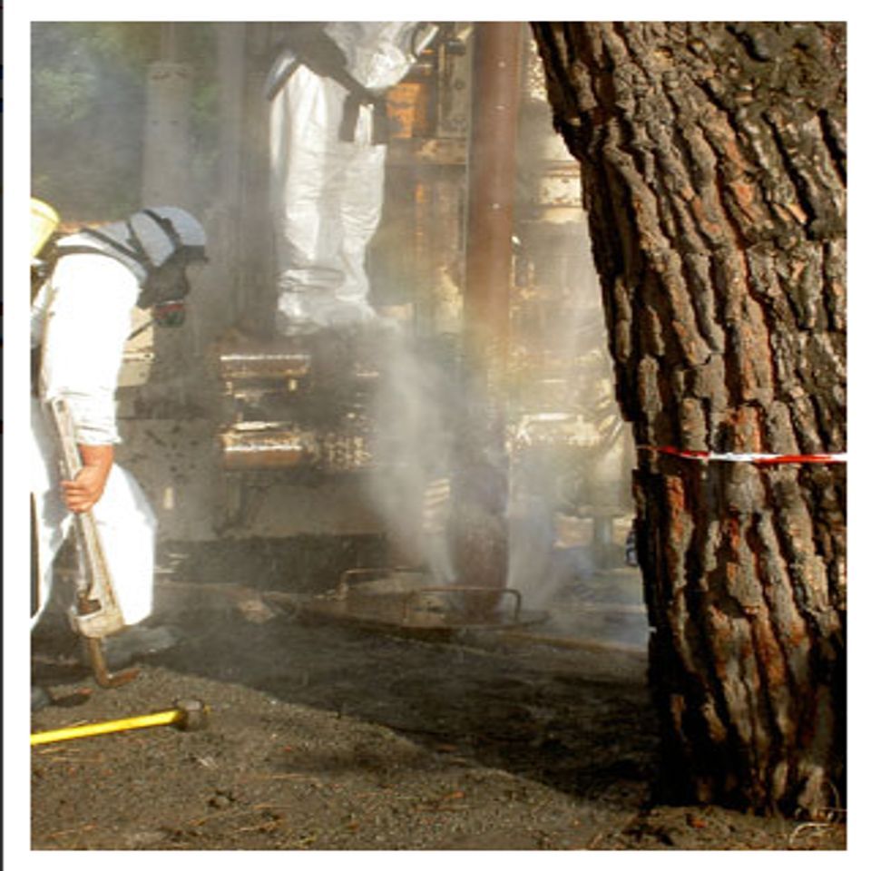 intervento di trivellazione pozzo artesiano