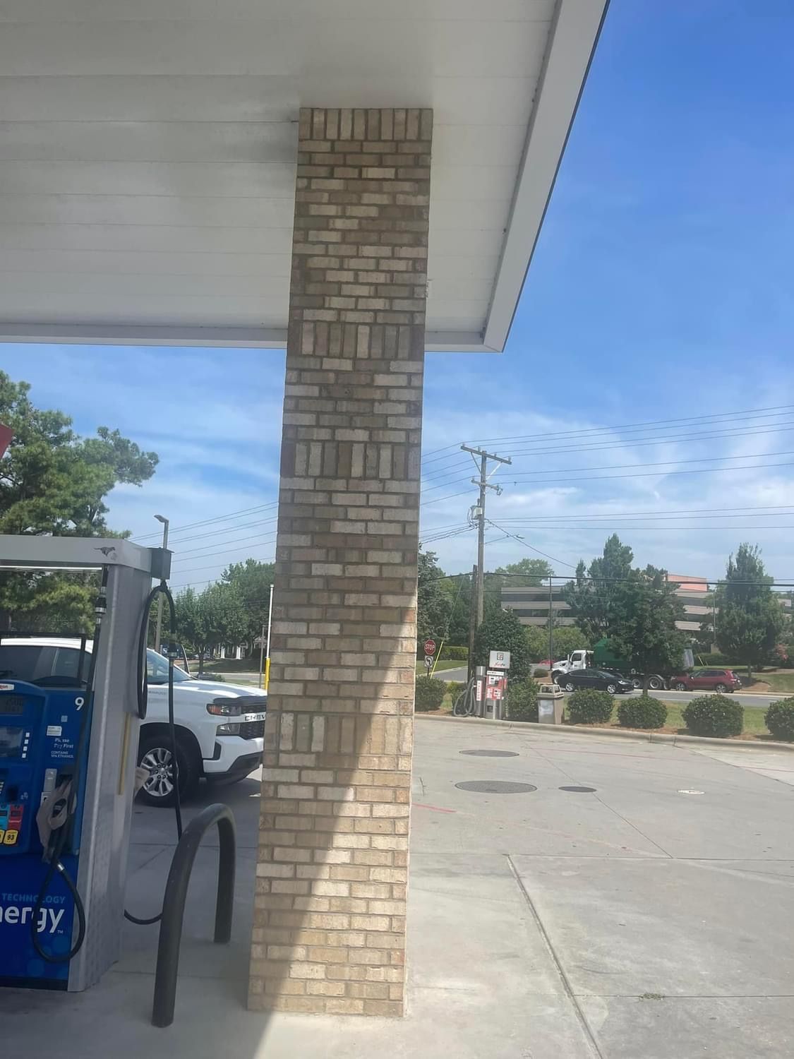 The Masonry Path Snellville Masonry brick cloumn
