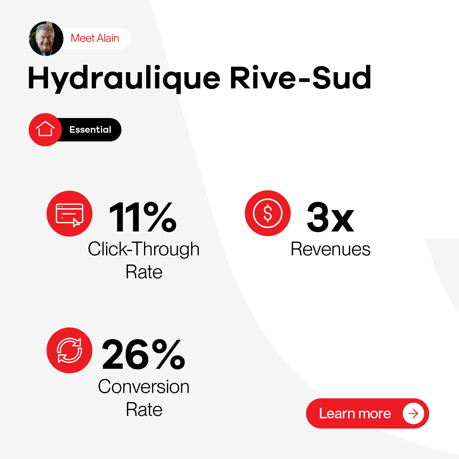 A screenshot of a website that says hydraulique rive-sud.